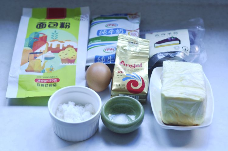 蓝莓果酱吐司步骤1