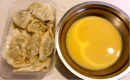 煎蛋卧饺步骤1