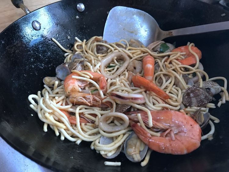 #盛夏餐桌#香草海鲜面步骤9