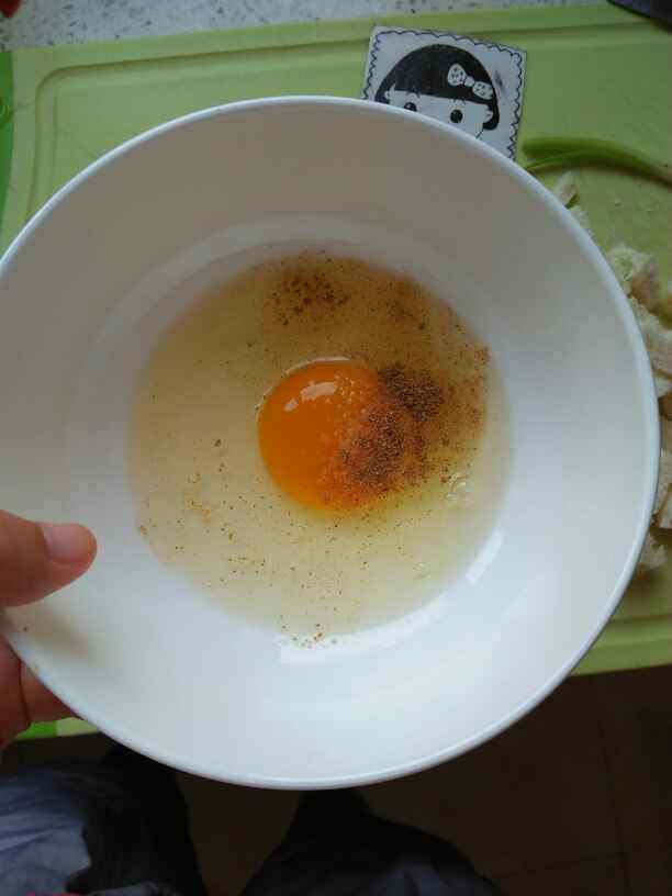 家常炒馒头步骤2