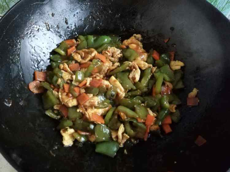 青椒鸡蛋盖饭步骤9