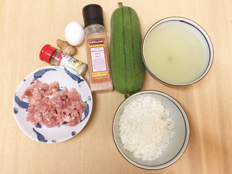 #盛夏餐桌#鲜甜丝瓜粥步骤1