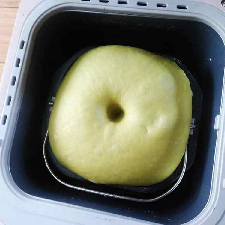 抹茶麻薯蜜豆面包步骤7
