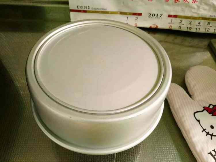 抹茶戚风蛋糕步骤17