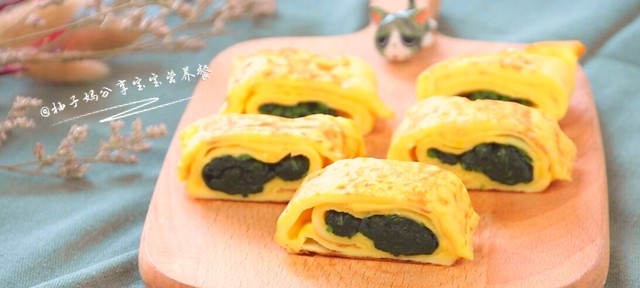 菠菜厚蛋烧—5分钟元步骤8