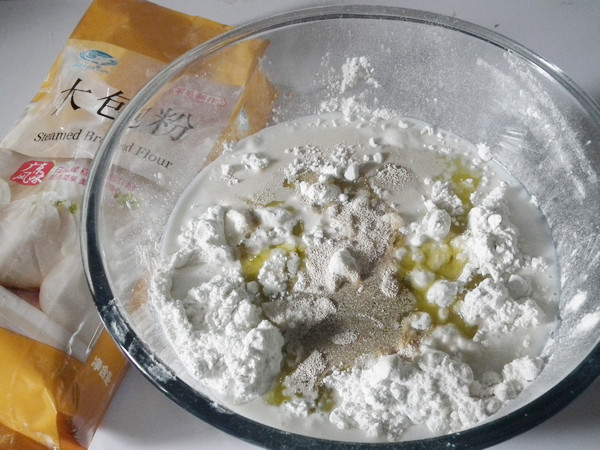 圆白菜素包子步骤1