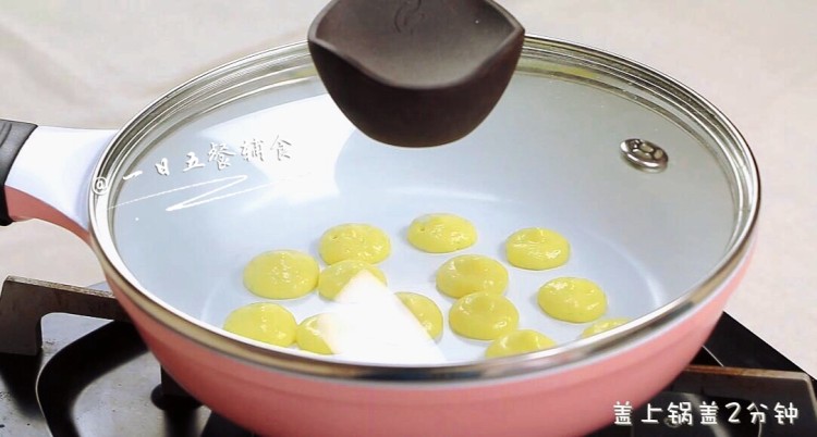 软香迷你小饼—平底锅步骤8