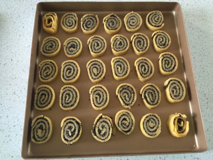 黑芝蔴年轮饼干步骤9