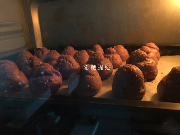 紫薯泡芙步骤9
