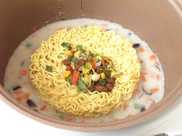 豆浆方便面步骤10