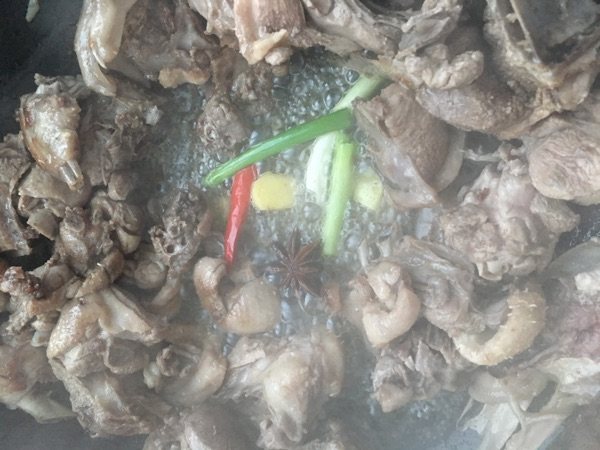 鸭肉炖粉条步骤4