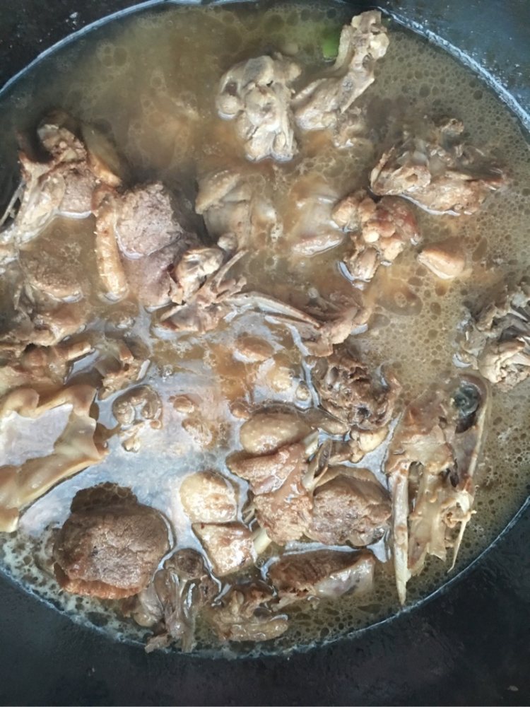 鸭肉炖粉条步骤6