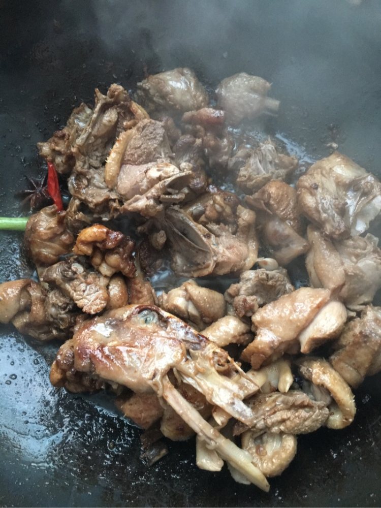 鸭肉炖粉条步骤5