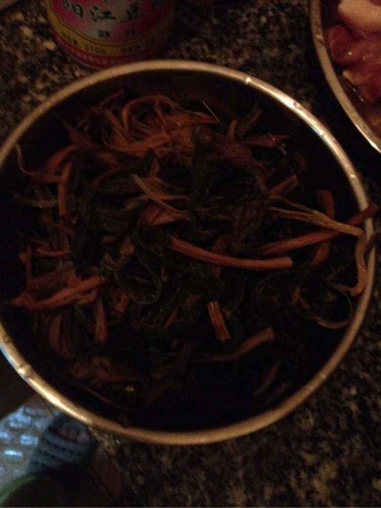 菜干焖鸭步骤2