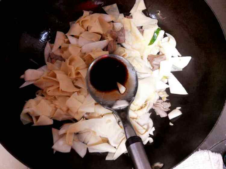 小白菜干豆腐步骤6