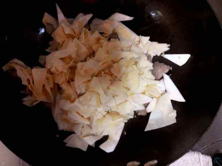 小白菜干豆腐步骤5