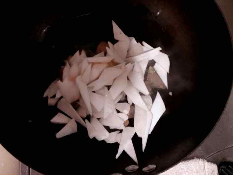 小白菜干豆腐步骤4