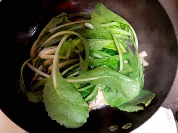小白菜干豆腐步骤8