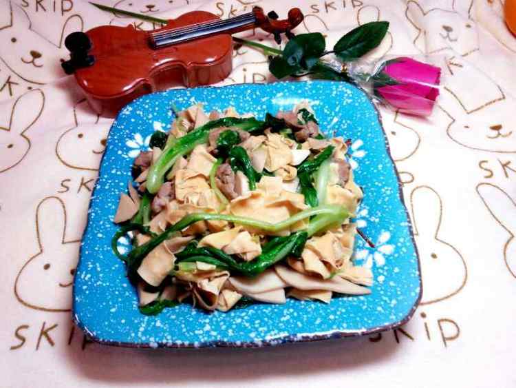 小白菜干豆腐步骤10