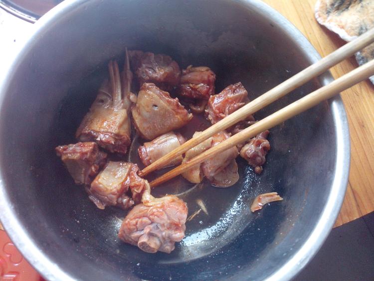 烤腊鸭步骤9