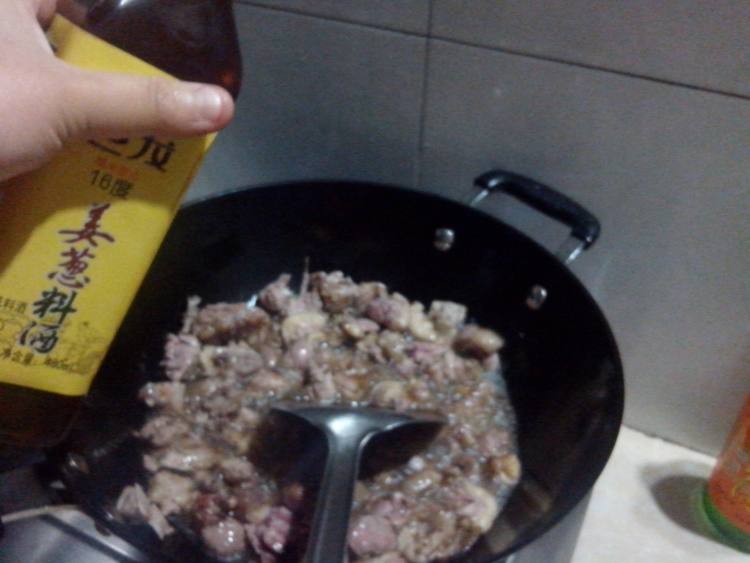 莴笋炒鸭肉步骤3