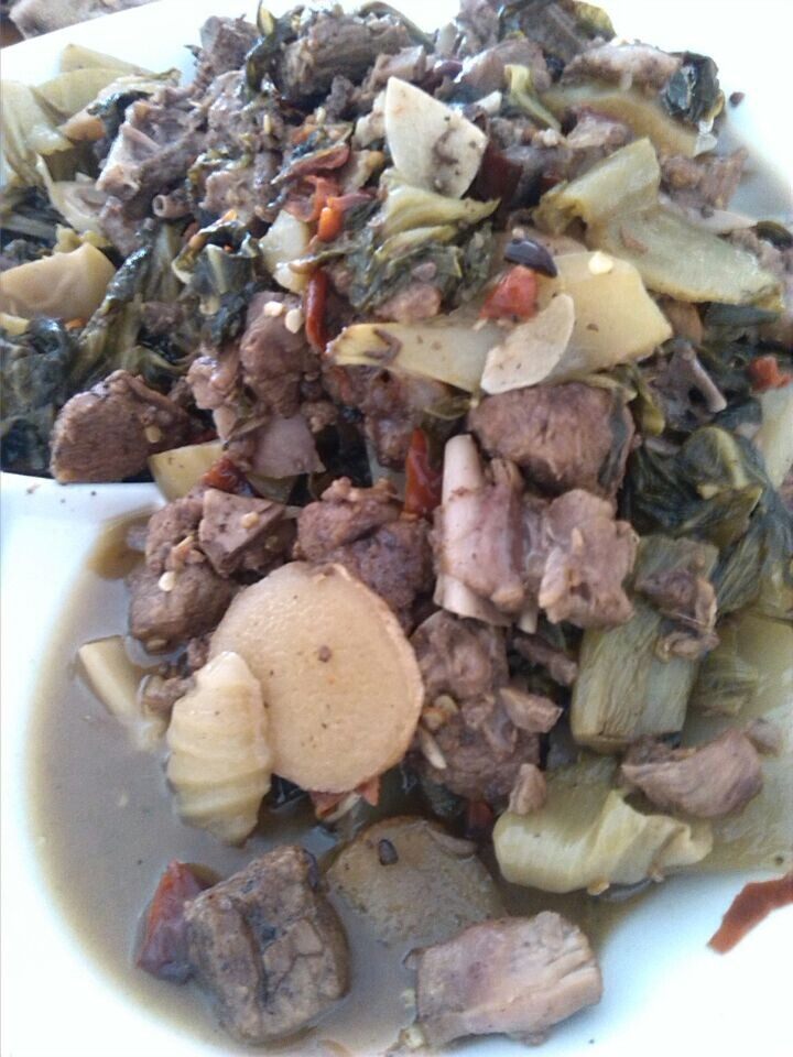 酸菜鸭步骤9