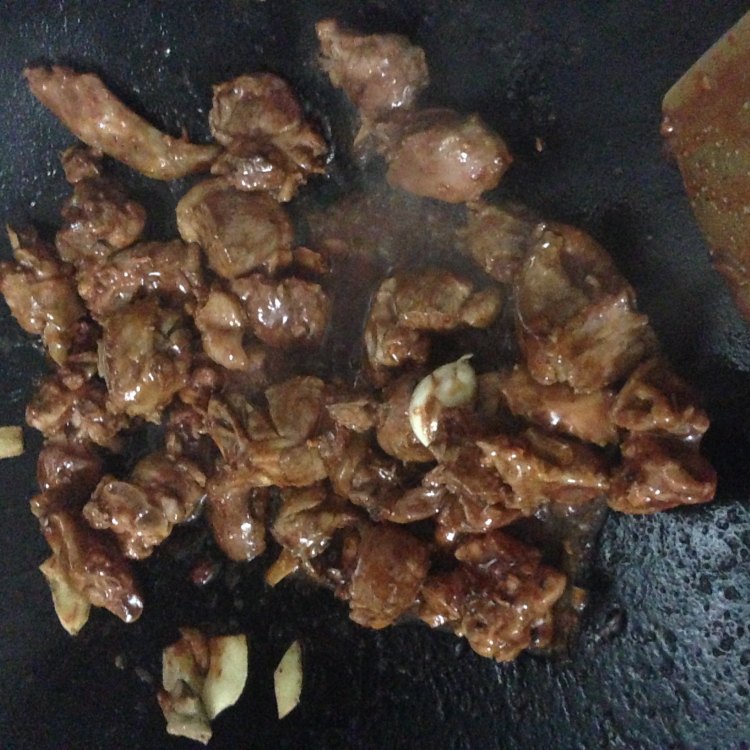凉瓜焖水鸭步骤6