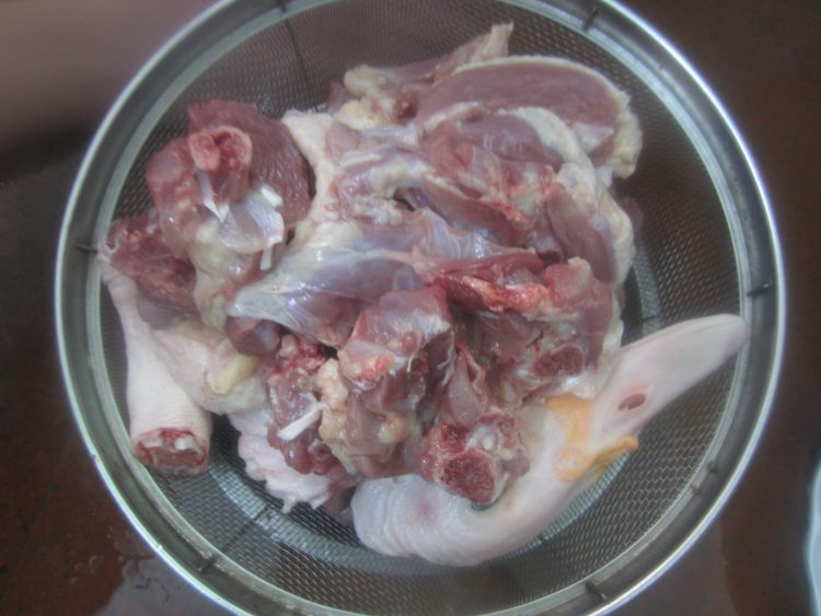 豆豉鸭步骤2