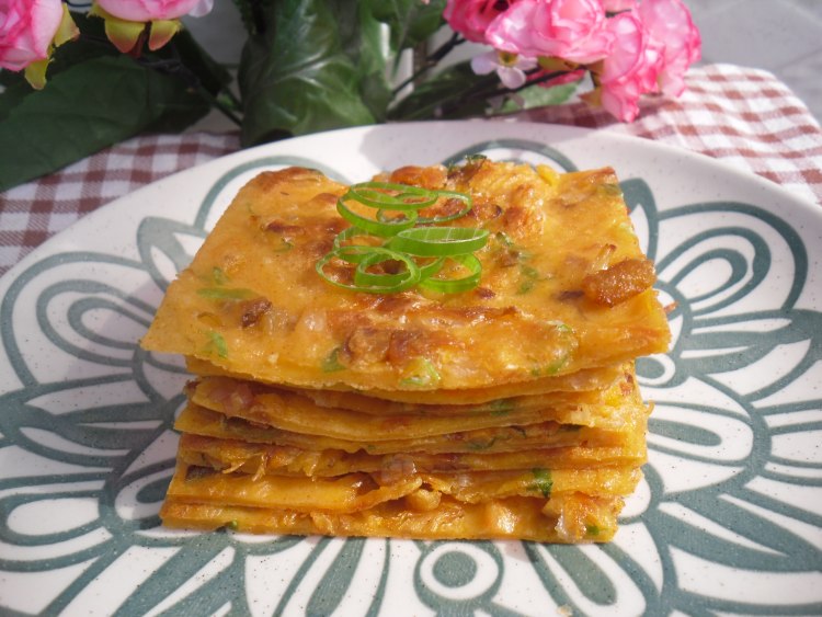 泡菜煎饼步骤7