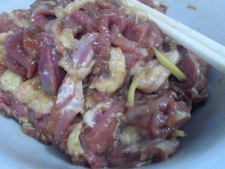辣炒鸭肉步骤11