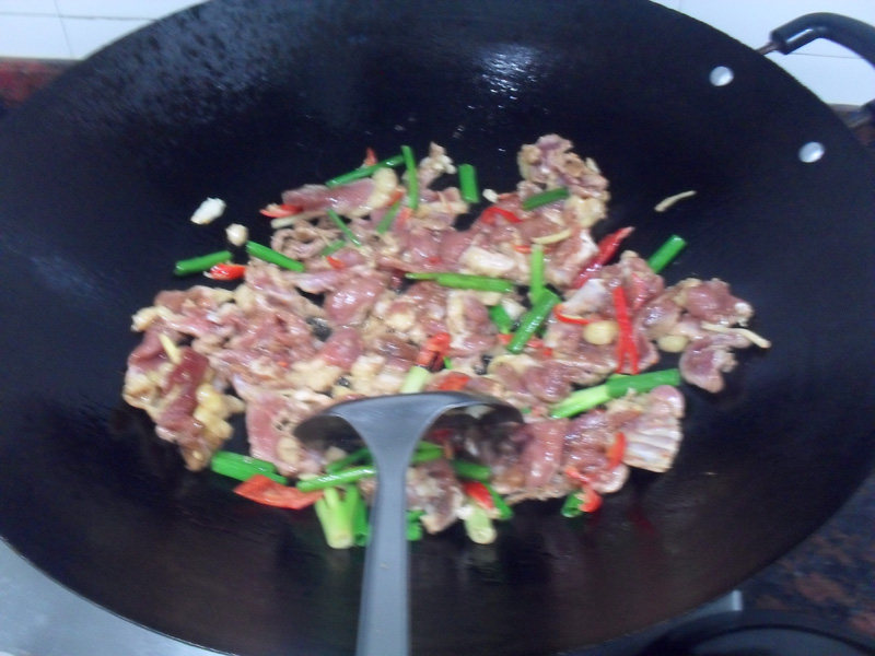 辣炒鸭肉步骤17