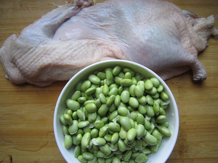 毛豆烧鸭步骤1