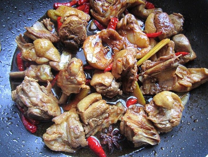 毛豆烧鸭步骤8