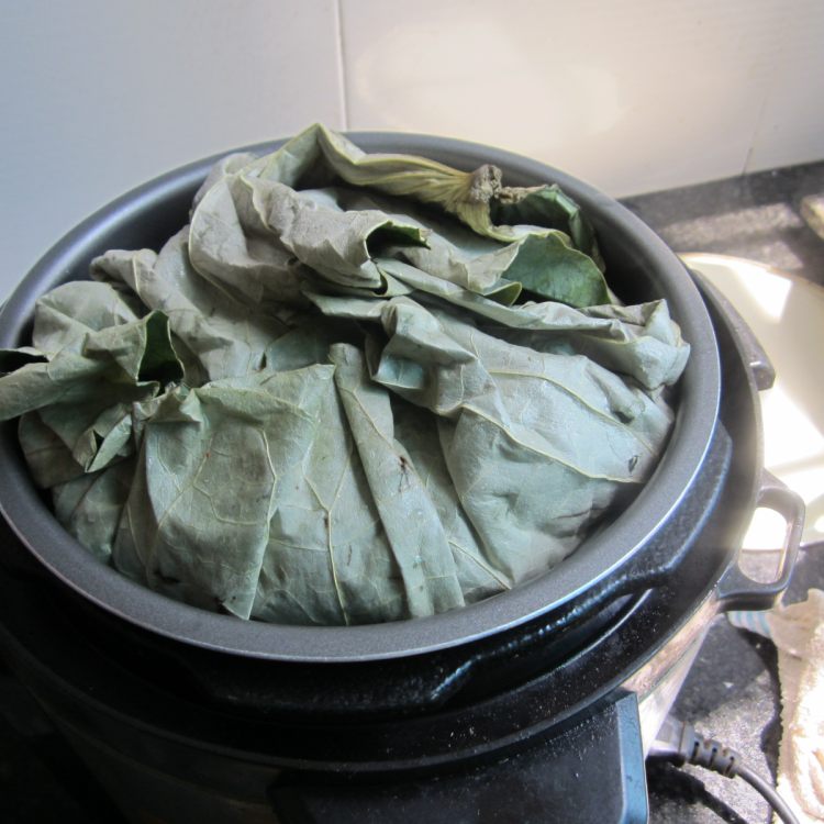 荷叶糯米鸭步骤16