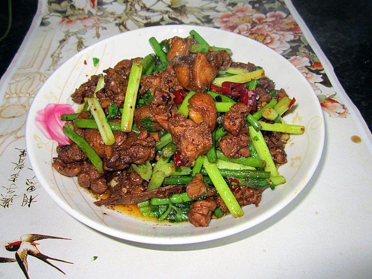 蒜苔炒鸭肉步骤14