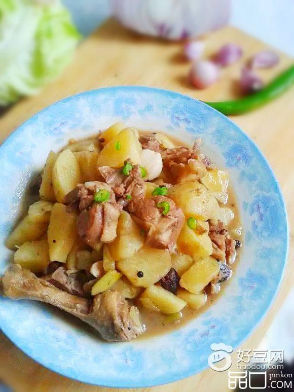 土豆炖鸭块
