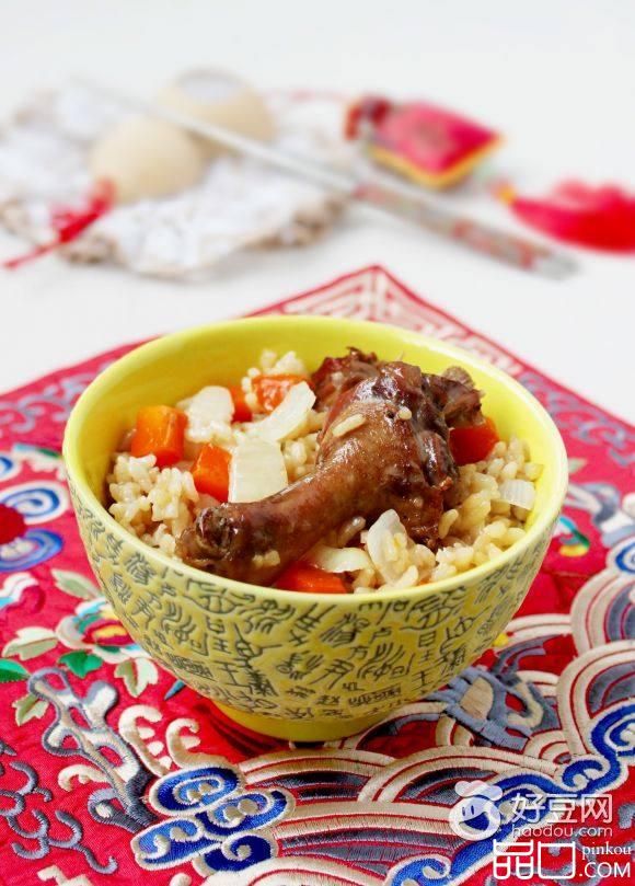 鸭肉煲饭