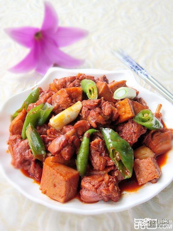 面筋焖鸭