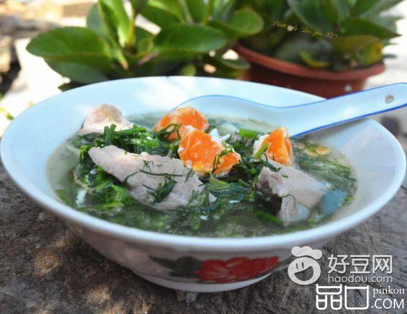 咸蛋瘦肉茴香汤