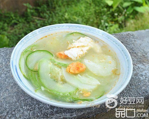 黄瓜咸蛋汤