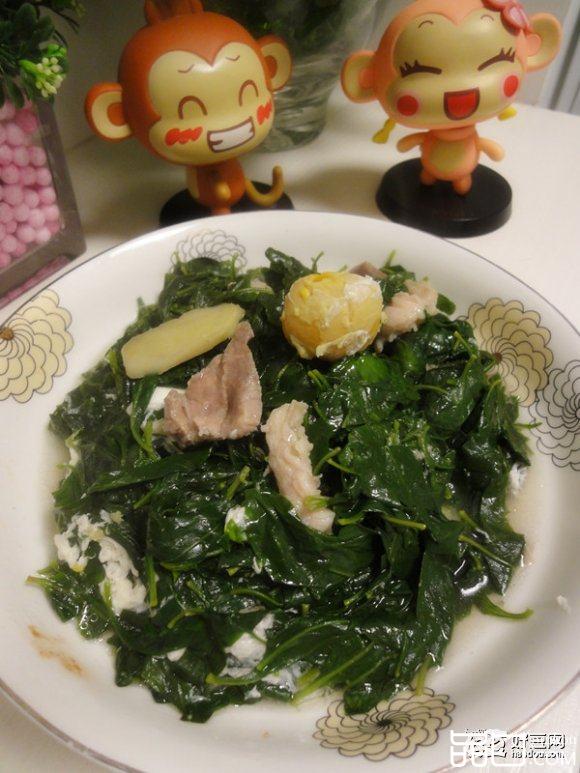 上汤枸杞肉片