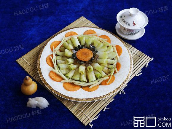 皮蛋拌翠衣