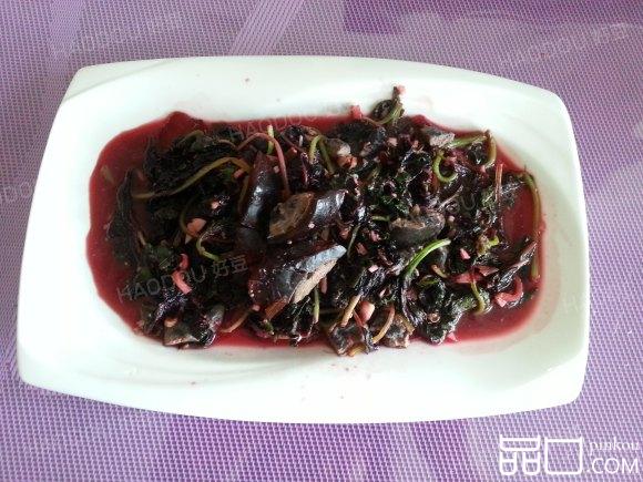皮蛋烩苋菜