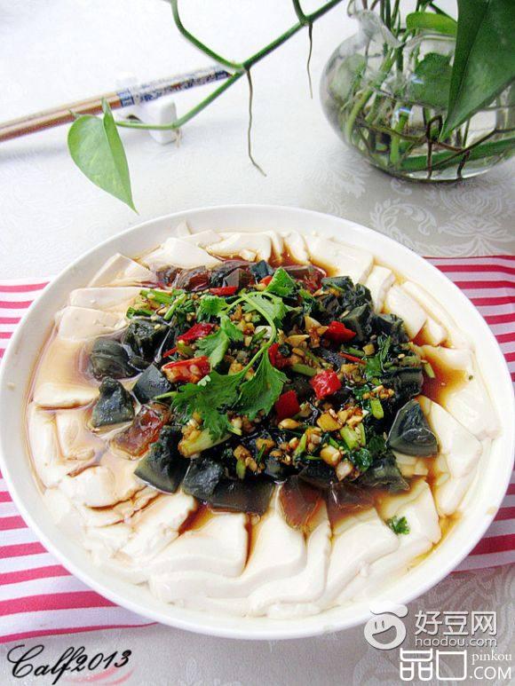 松花蛋豆腐