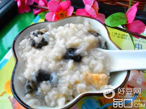 皮蛋肉末粥