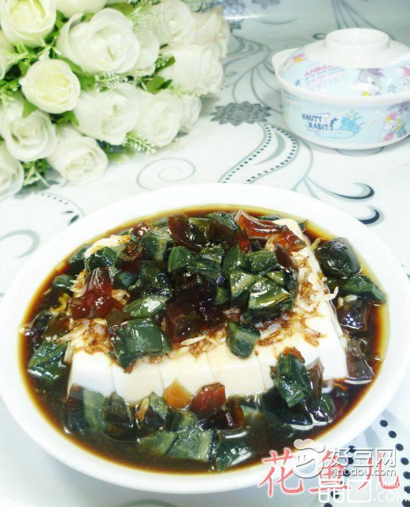 虾皮皮蛋豆腐