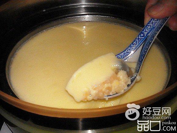瑶柱蒸双蛋