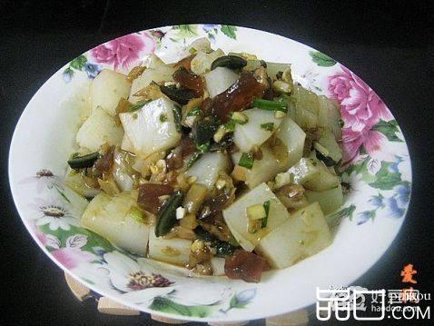 皮蛋榨菜拌凉粉