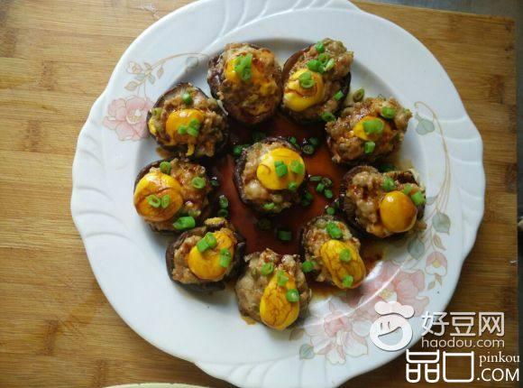 香菇肉末蒸鹌鹑蛋