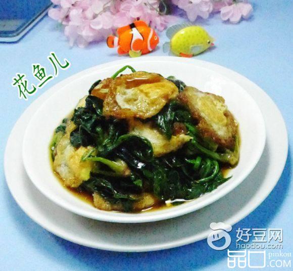 鹌鹑蛋炒菠菜